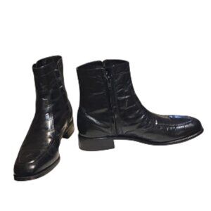 Size 9D Width Vintage "Beatles" Style Boots Excellent Condition Zipper Closure